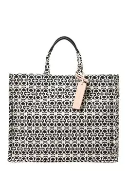 Сумка-шоппер Coccinelle Never Without, черно-белый