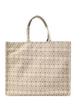 Сумка-шоппер Coccinelle Never Without, серо-коричневый