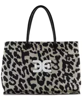 Сумка-шоппер Cooper Extra Large Logo из ткани Sam Edelman, мультиколор