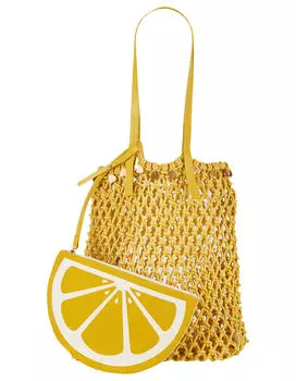 Сумка шоппер curuba FRUITY, желтый