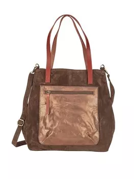 Сумка шоппер Curuba Rogen, цвет Cognac/Dark brown