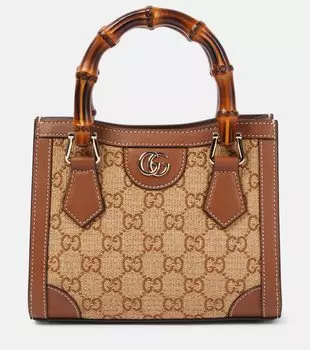 Сумка-шоппер Diana Small GG из ткани Gucci, Natur.Sundial/Sund