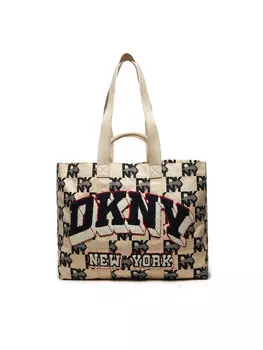 Сумка-шоппер DKNY, бежевый