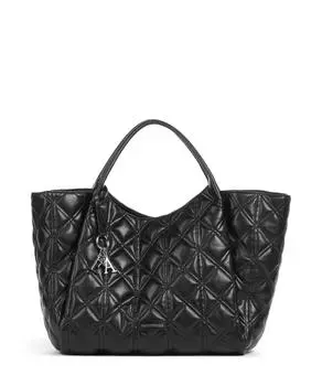 Сумка-Шоппер Durini 24 из искусственной кожи Emporio Armani, черный