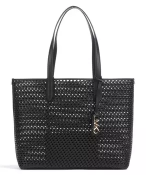 Сумка-Шоппер Eliza из мелкозернистой яловой кожи. Michael Kors, черный