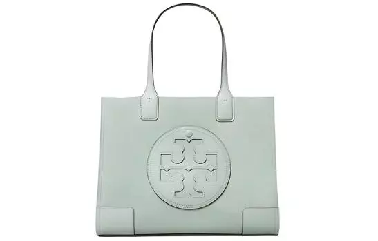 Сумка-шоппер Ella из искусственной кожи, сумка для покупок, дамская сумочка, сумка на плечо, маленькая женская, цвет "дымчатая сосна" TORY BURCH