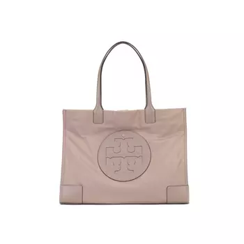Сумка-шоппер Ella из полиамида, женская серая, через плечо TORY BURCH
