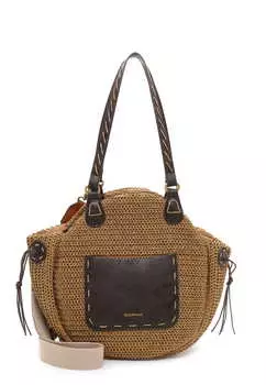 Сумка шоппер EMILY & NOAH E&N Birgit, серо-коричневый