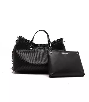 Сумка-шоппер Emporio Armani + marsupio, черный