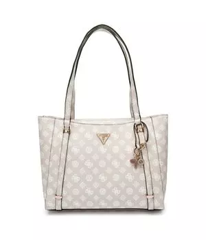 Сумка шоппер Erica Guess с фирменным принтом, розовый