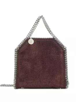 Сумка-шоппер Falabella, украшенная стразами STELLA MCCARTNEY, красный