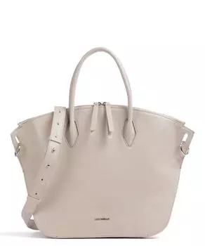 Сумка-шоппер Flare Shiny Goat Шоппер из зерненой козьей кожи Coccinelle, белый