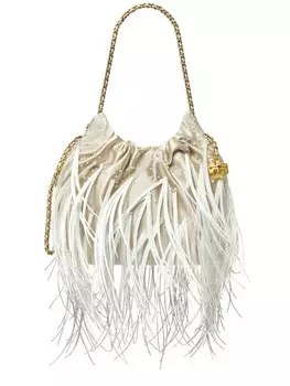 Сумка-шоппер Fleming Tory Burch, нейтральный цвет