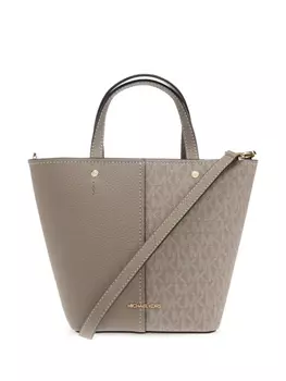 Сумка-шоппер Flora среднего размера Michael Michael Kors, нейтральный