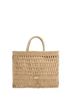 Сумка шоппер FOR TIME Strandtasche Larache (B)40 x (H)32 x (T)10см, коричневый