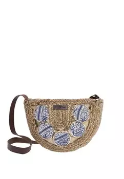 Сумка шоппер FOR TIME Umhngetasche Tan Tan (B)30 x (H)23 x (T)7см, коричневый