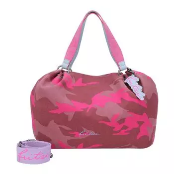 Сумка шоппер Fritzi aus Preuen Joshi01 Canvas Tasche 40см, розовый