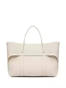 Сумка-шоппер Ghiera из телячьей кожи Loro Piana, нейтральный