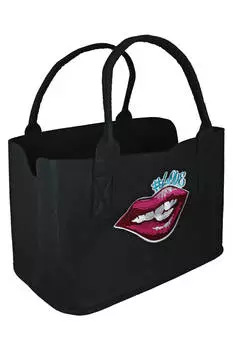 Сумка шоппер GMD Living Filztasche Street Art, черный