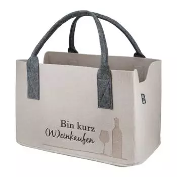 Сумка шоппер GMD Living Filztasche (W)einkaufen, бежевый
