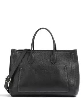 Сумка-шоппер Gondola Tulipano Шоппер из зерненой кожи Brics, черный