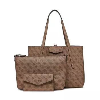 Сумка-шоппер Guess BrentonTote, коричневый