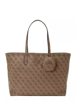 Сумка шоппер GUESS Shopper Power Play, цвет brown/caramel
