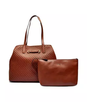 Сумка-шоппер Guess Vikky ii, коричневый