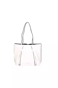 Сумка-Шоппер из экокожи Braccialini, белый