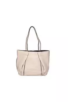 Сумка-Шоппер из экокожи Braccialini, белый