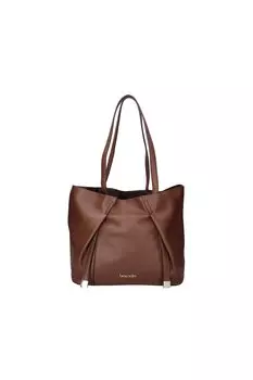 Сумка-Шоппер из экокожи Braccialini, коричневый