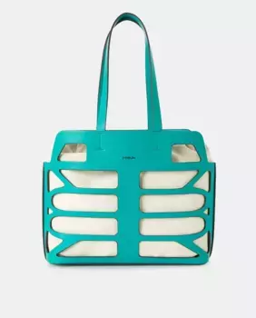 Сумка-шоппер из городской сетки Jo & Mr. Joe, зеленый