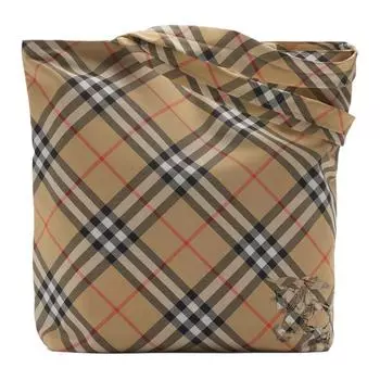 Сумка-шоппер из полиэстера, мужская, песочного цвета Burberry