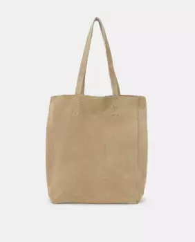 Сумка-шоппер из спилка Green Coast, белый