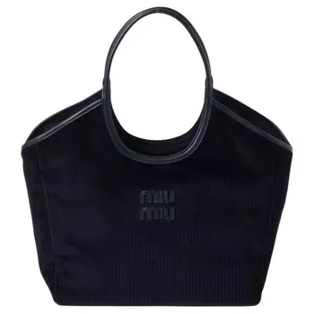 Сумка-шоппер из ткани, женская сумка-шоппер в морском стиле MIU MIU