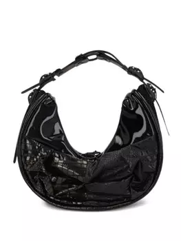 Сумка-шоппер Junya Watanabe x Innerraum с эффектом крокодиловой кожи, черный