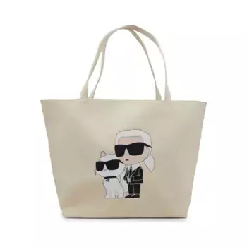Сумка-Шоппер k/ikonik 2.0 k&c canv Karl Lagerfeld, бежевый
