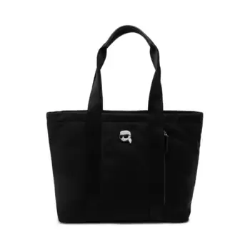 Сумка-Шоппер k/ikonik 2.0 на молнии Karl Lagerfeld, черный