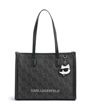 Сумка-Шоппер K/Ikonik mono из искусственной кожи Karl Lagerfeld, черный