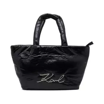 Сумка-Шоппер k/signature soft md Karl Lagerfeld, черный