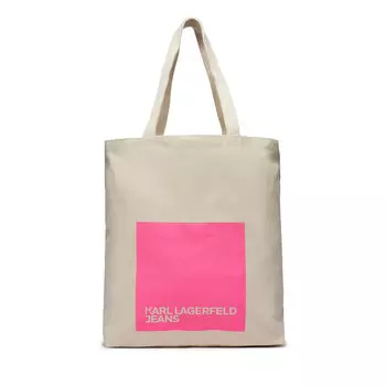 Сумка-шоппер KARL LAGERFELD, бежевый