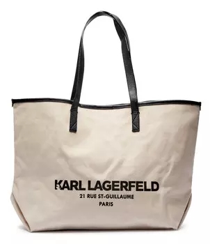 Сумка-шоппер Karl Lagerfeld, бежевый