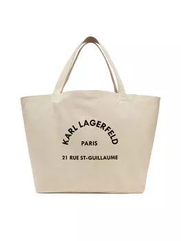 Сумка-шоппер KARL LAGERFELD, бежевый