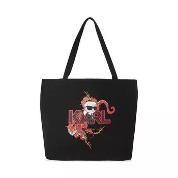 Сумка-шоппер KARL LAGERFELD, черный