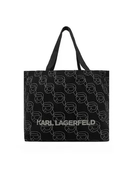 Сумка-шоппер KARL LAGERFELD, черный