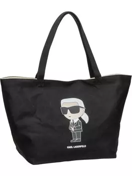 Сумка шоппер Karl Lagerfeld K/Ikonik 2.0 Karl Canvas, черный