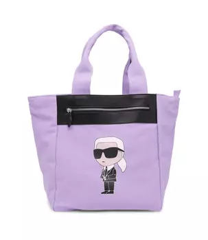 Сумка-шоппер Karl Lagerfeld k/ikonik 2.0, фиолетовый