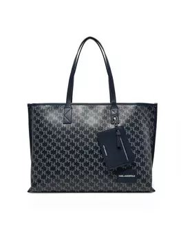 Сумка-шоппер KARL LAGERFELD, темно-синий