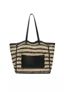 Сумка-шоппер Kazar, цвет Beige/Black