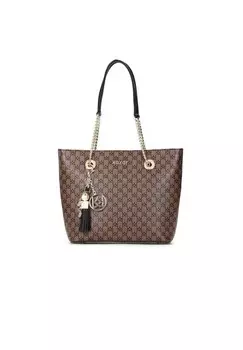 Сумка-шоппер Kazar, темно коричневый